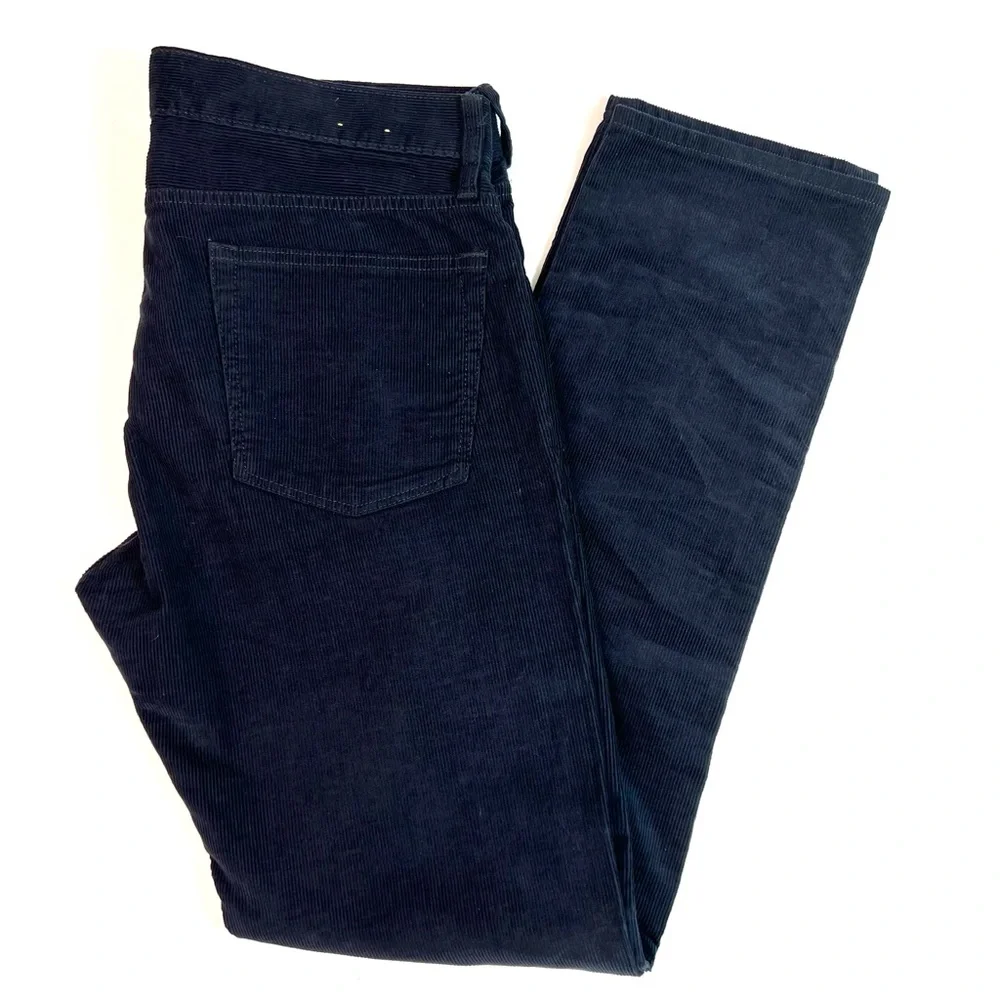 J. Crew 484 Slim-fit Corduroy Pants Navy Size 32x32